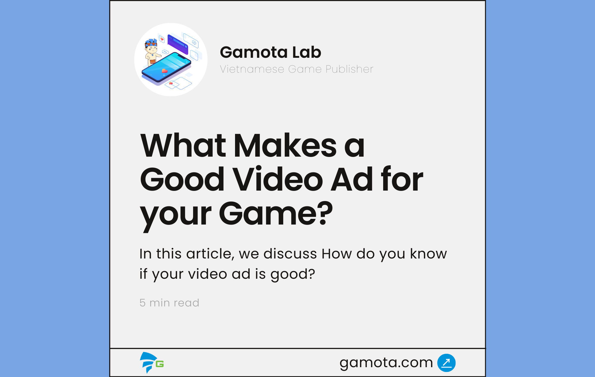 What Makes a Good Video Ad for your Game?