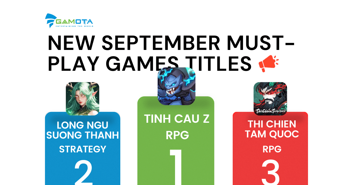 New Must-play Games Titles in September